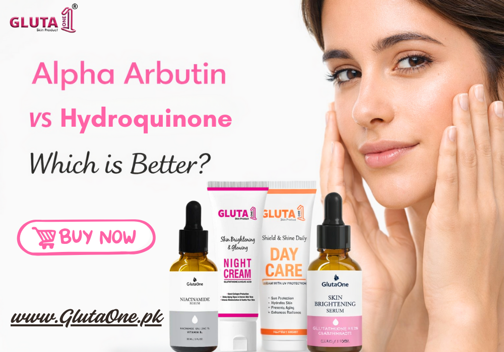 Fading Dark Spots: Alpha Arbutin vs. Hydroquinone (The Safer Brighteni GLUTA ONE Pvt.Ltd Fading Dark Spots: Alpha Arbutin vs. Hydroquinone (The Safer Brighteni GLUTA ONE Pvt.Ltd