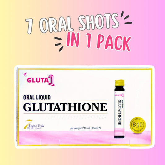 Gluta One Glutathione Oral Shots- Pack of 7 Shots- 30ml