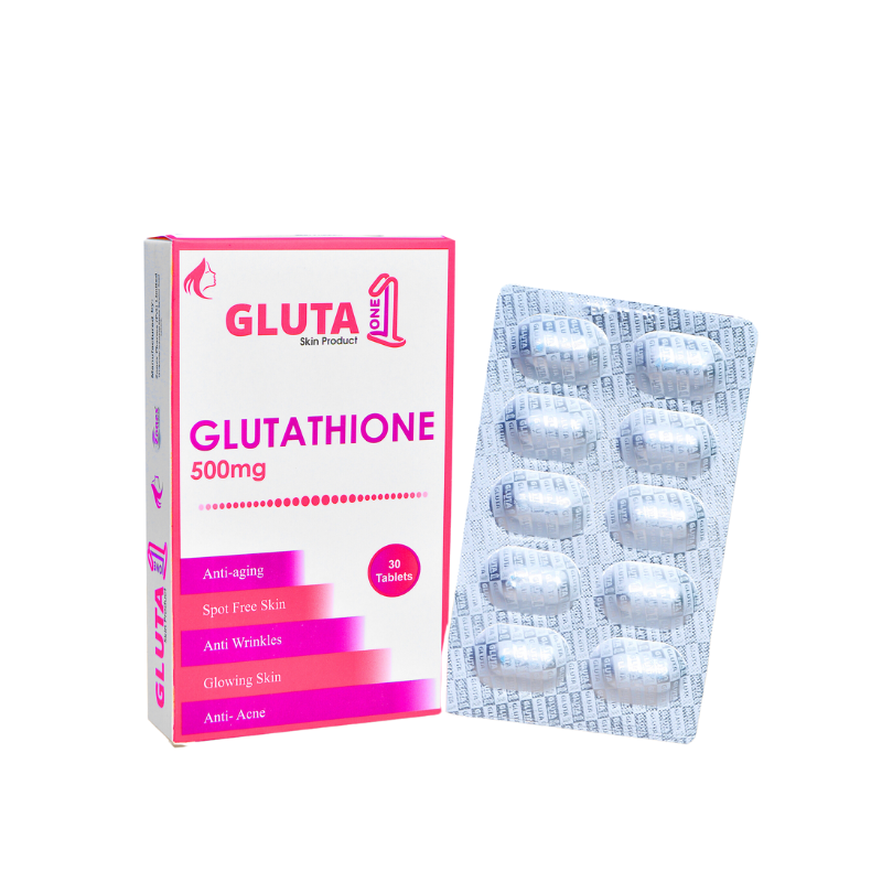 Gluta One Skin Whitening Tablets - Glutathione 500mg - Full Body White GLUTA ONE Pvt.Ltd Gluta One Skin Whitening Tablets - Glutathione 500mg - Full Body White GLUTA ONE Pvt.Ltd