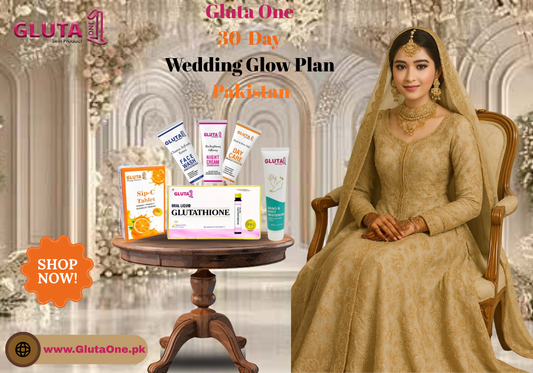 30-Day Wedding Glow Plan Pakistan  Diet, Skincare & Routine Tracker – Gluta One