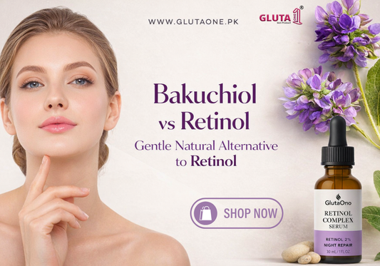 Bakuchiol vs Retinol - Gentle Natural Alternative to Retinol - Gluta One