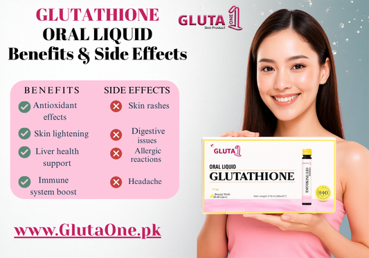 Glutathione Oral Shots Uses, Benefits & Side Effects in Pakistan – Gluta One