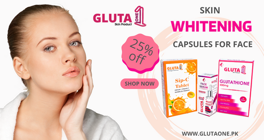 Gluta One Whitening Capsules For Face