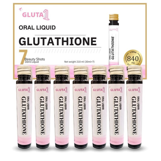 Gluta One Glutathione Oral Shots- Pack of 7 Shots- 30ml