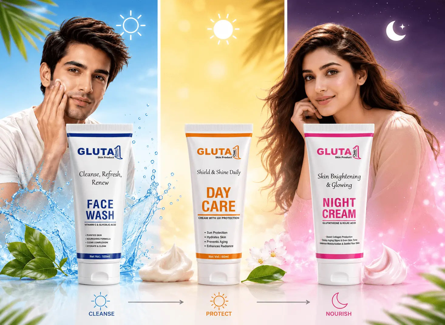 www.glutathione cosmetics.com Cris Cosmetics Glowming GLUTA Fit 1000 mg Advanced Glutathione & Collagen Supplement with Vitamin C, NAC, CoQ10 & L-Carnitine Supports Radiant and restore a healthy Gluta White - Brand