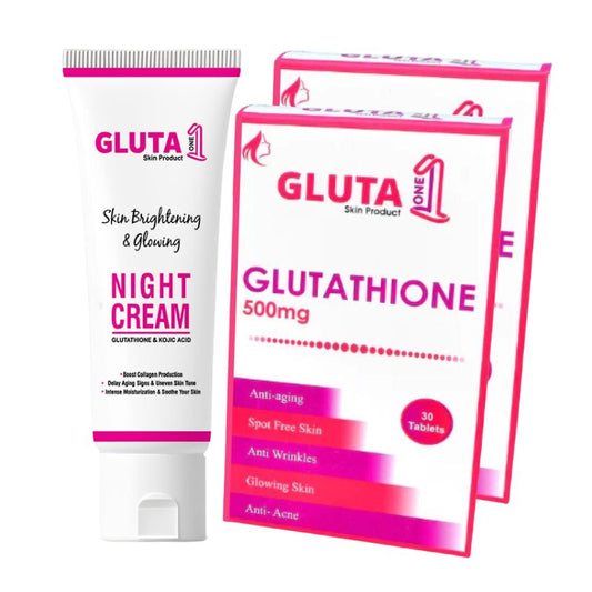 Gluta One + Night Cream (Monthly Bundle)