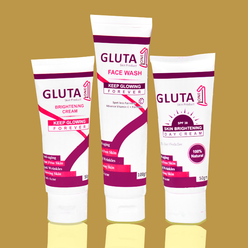 Gluta One Night Cream Day Cream Facewash