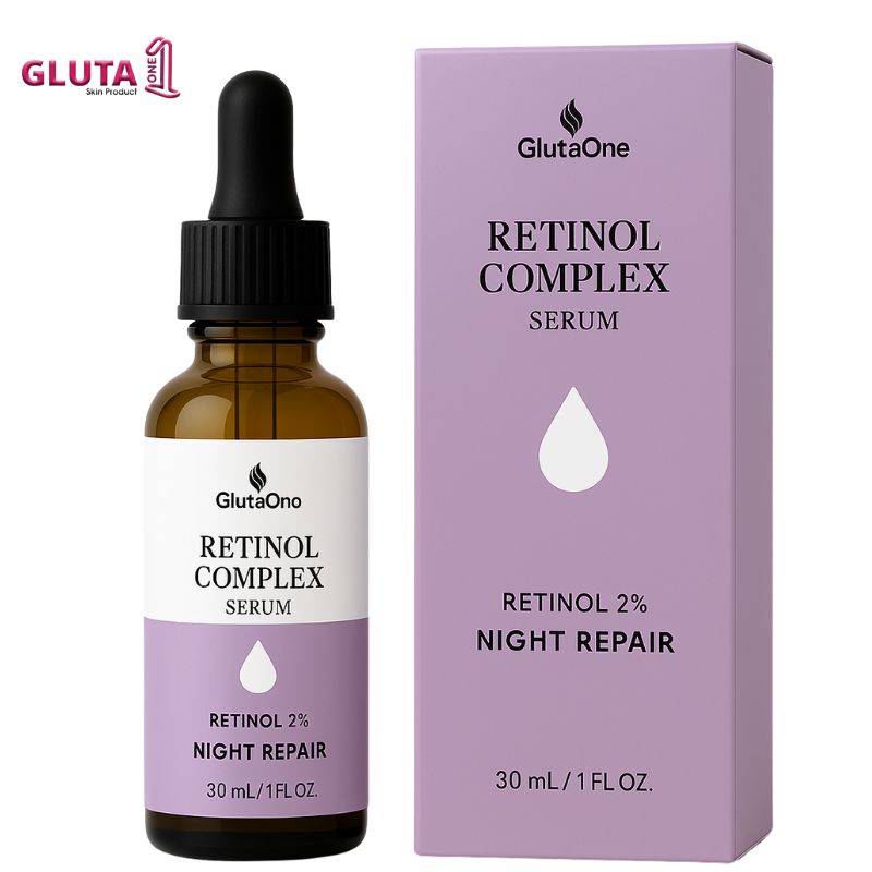 Gluta One Retinol Serum - Reduce Fine Lines or Wrinkles
