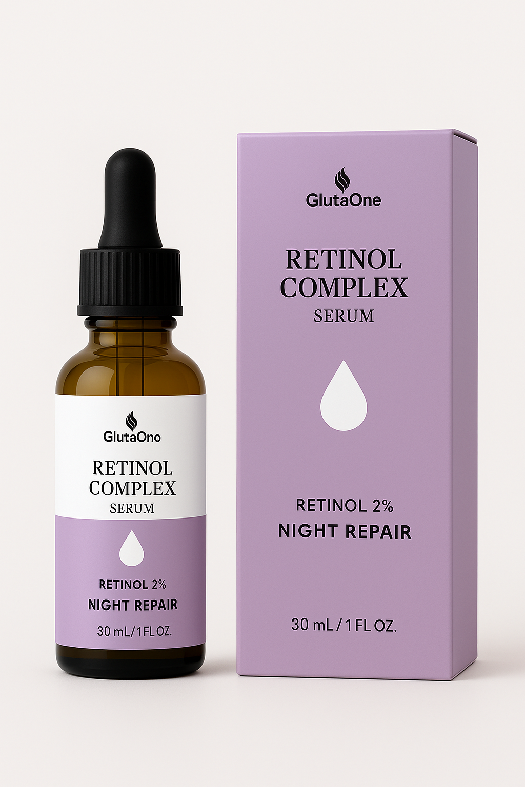 Gluta One Retinol Serum - Reduce Fine Lines or Wrinkles