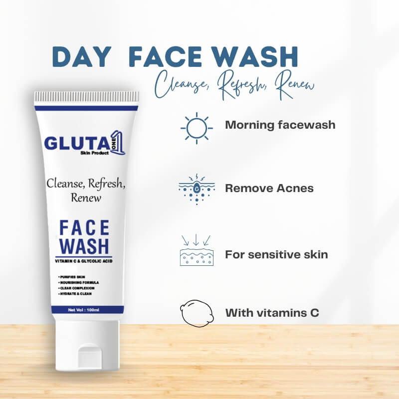 Gluta One T-Bundle (Night Cream + Day Cream + Facewash)