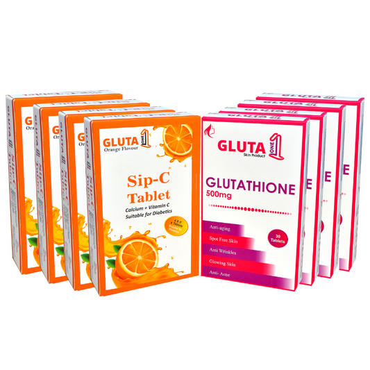 gluta whitening pills