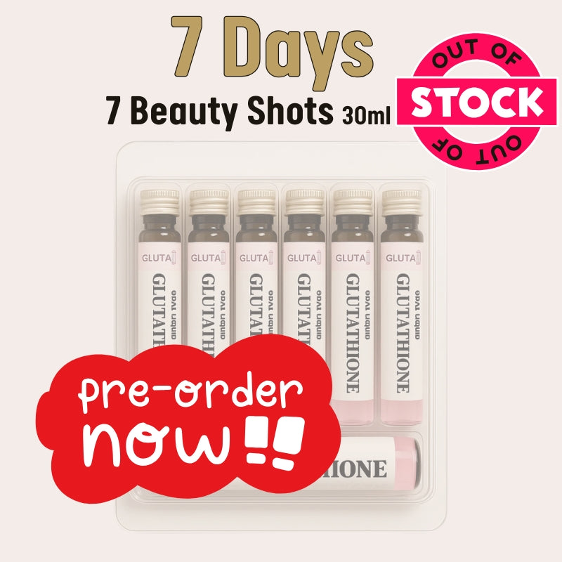 Gluta One Glutathione Oral Shots- Pack of 7 Shots- 30ml